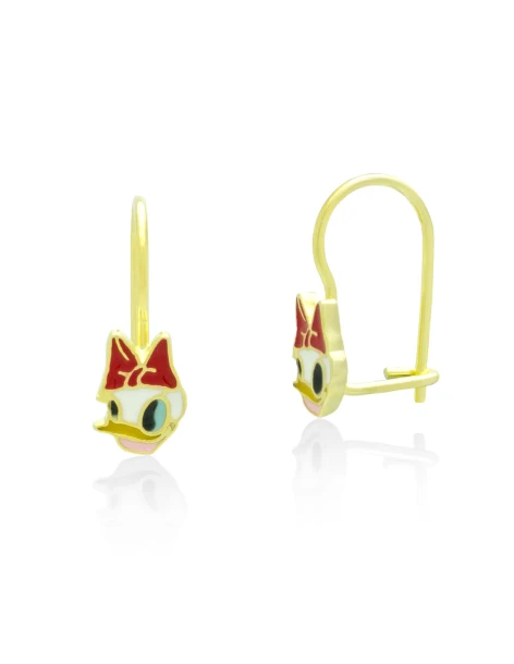 Boucles d'oreilles pour enfants DAISY® en argent 925 doré