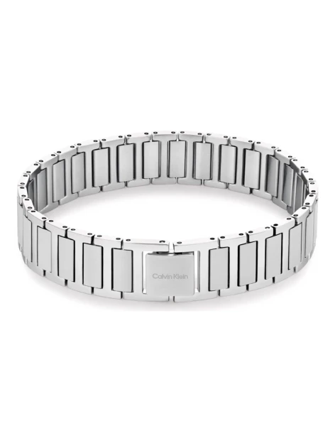 CALVIN KLEIN Mens bracelet in stainless steel silver 35100031