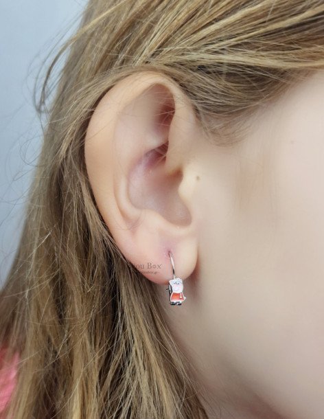 Lasten PEPPA PIG® -korvakorut, 925-hopeaa 2