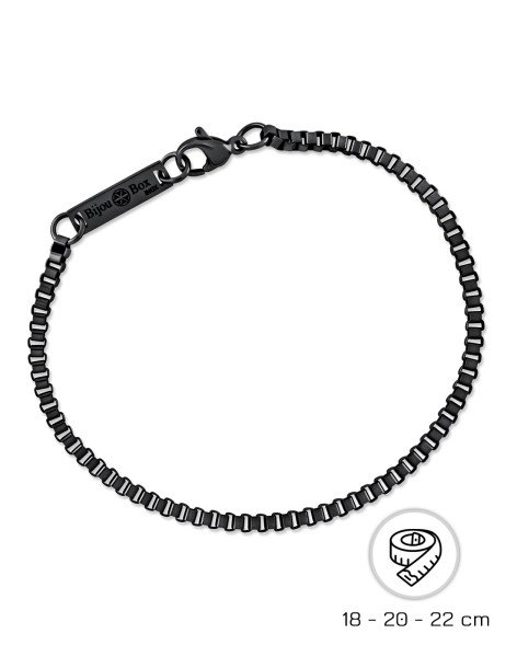 Mens Box Bracelet (Venetian) - 2.5mm - Length of Your...