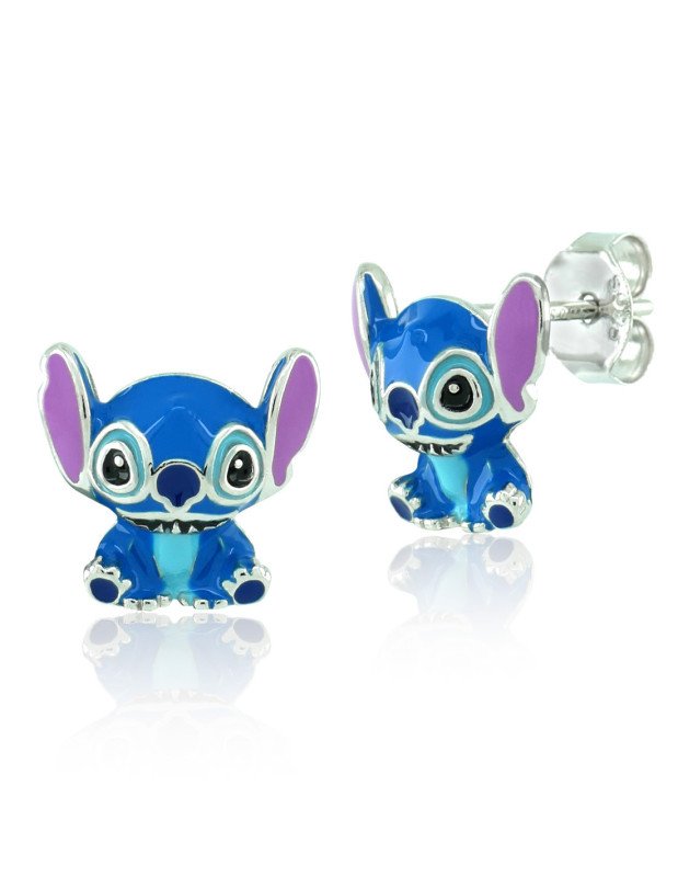 Boucles d'oreilles puces pour enfants STITCH® en argent 925