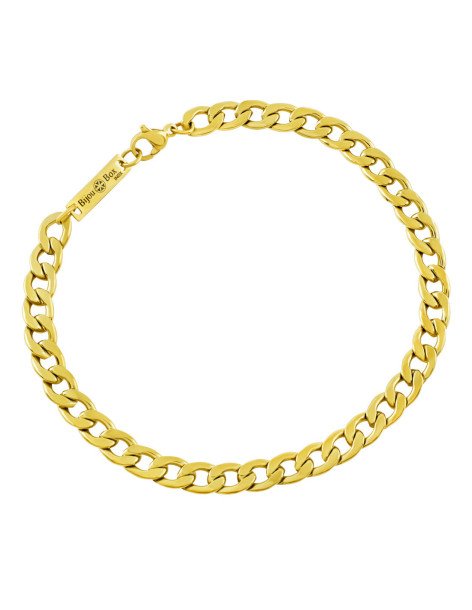 Mens bracelet Cuban Link - 6mm - Length of Your Choice in...